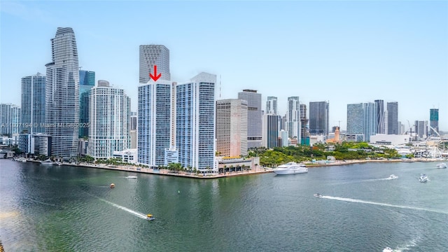 325 S Biscayne Blvd Unit 3926, Miami, FL 33131 - skyline view featuring a nearby body of water