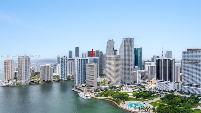 325 S Biscayne Blvd Unit 3926, Miami, FL 33131 - view of city skyline with a large body of water