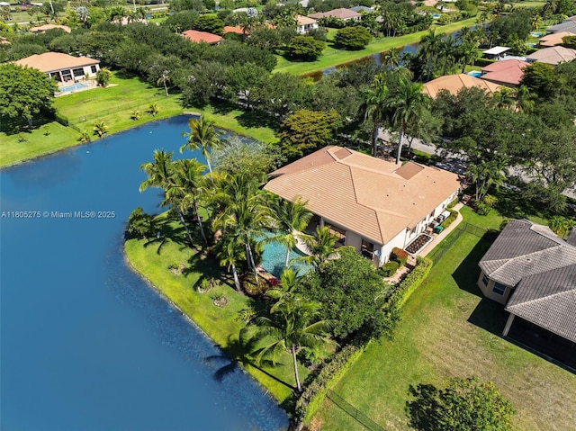 13990 SW 41st St, Davie, FL 33330 - aerial perspective of suburban area featuring a large body of water