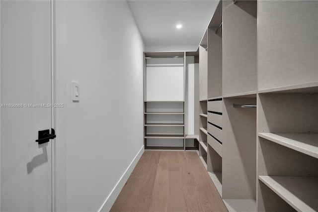 2839 SW 25th St, Miami, FL 33133 - spacious closet featuring light wood finished floors