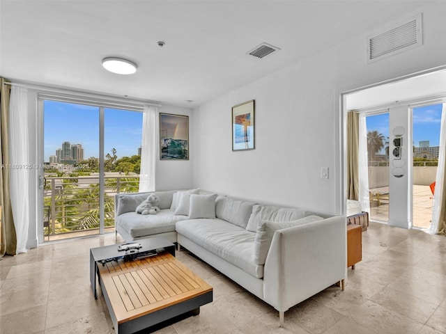 945 Michigan Ave Unit 8, Miami Beach, FL 33139 - living area with a view of city
