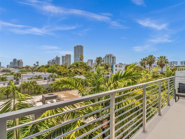 945 Michigan Ave Unit 8, Miami Beach, FL 33139 - balcony with a view of skyline