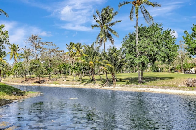 4441 NW 16th St Unit J108, Lauderhill, FL 33313 - water view with a tree filled landscape