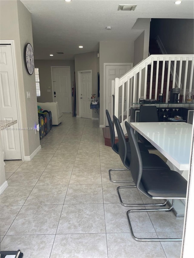 11921 SW 153rd Pl, Miami, FL 33196 - home office featuring recessed lighting, baseboards, and light tile patterned floors