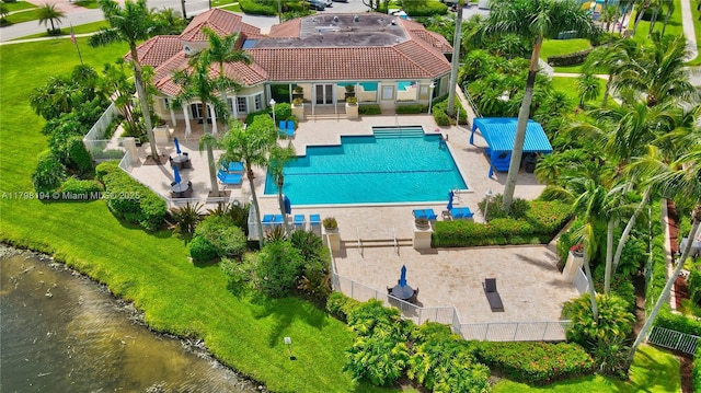 19401 Preserve Dr, Boca Raton, FL 33498 - aerial view of property and surrounding area featuring a pool area