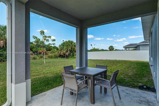 2008 Hercules Rd, La Belle, FL 33935 - view of patio featuring outdoor dining area