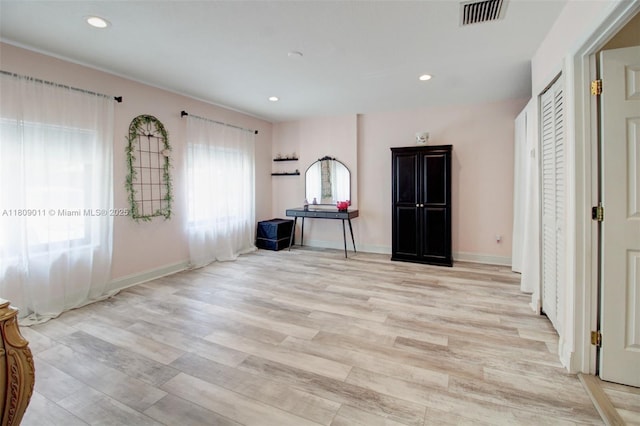 17375 SW 282nd St, Homestead, FL 33030 - unfurnished bedroom featuring light wood-type flooring, recessed lighting, and baseboards