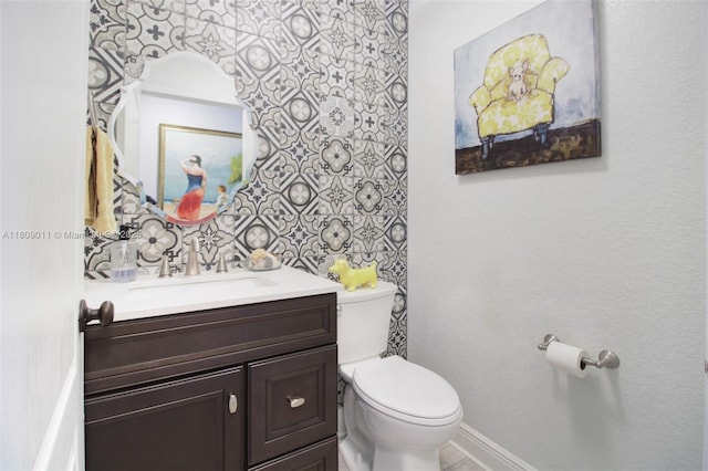 17375 SW 282nd St, Homestead, FL 33030 - bathroom featuring toilet, vanity, and baseboards