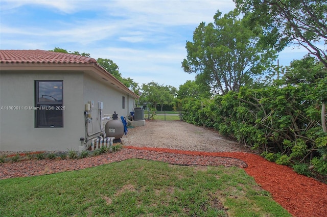 17375 SW 282nd St, Homestead, FL 33030 - view of yard featuring central AC