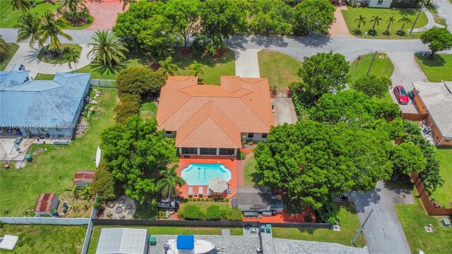 17375 SW 282nd St, Homestead, FL 33030 - aerial view of property and surrounding area featuring a pool area