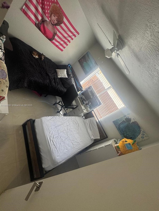 13320 SW 99th St, Miami, FL 33186 - bedroom with lofted ceiling and a textured ceiling