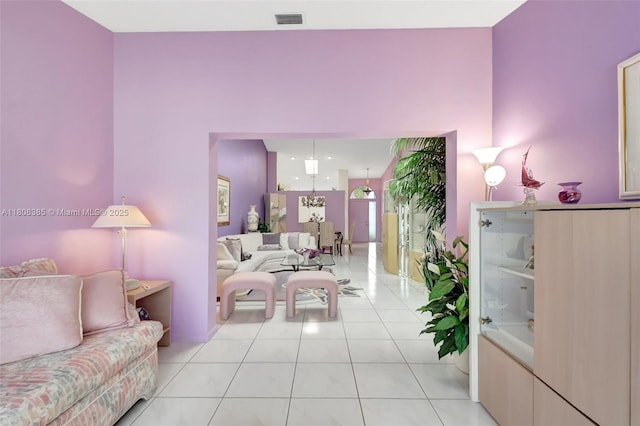 7713 Springwater Pl, Boynton Beach, FL 33437 - living area featuring light tile patterned floors