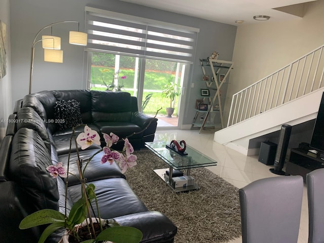 1051 Sorrento Dr, Weston, FL 33326 - view of tiled living room