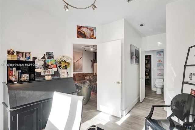 21388 Marina Cove Cir Unit 13-G, Aventura, FL 33180 - office with light wood-type flooring and baseboards