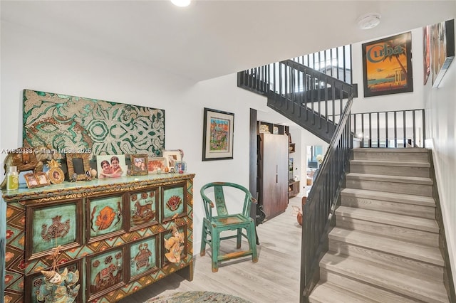 21388 Marina Cove Cir Unit 13-G, Aventura, FL 33180 - stairway with wood finished floors and baseboards