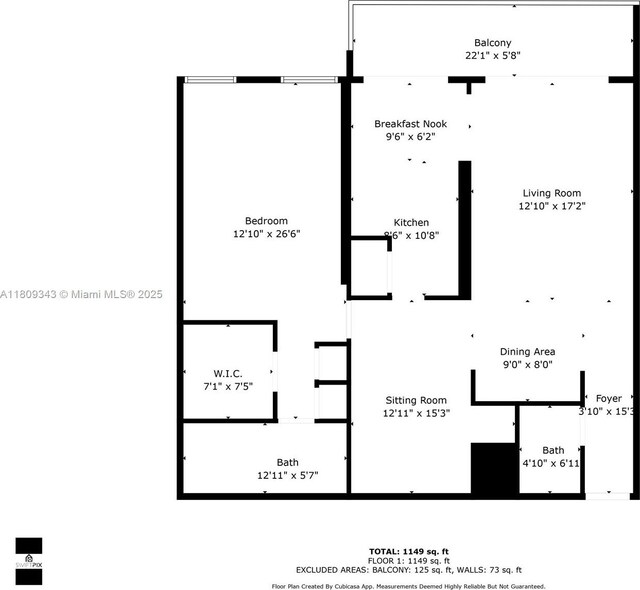 1201 S Ocean Dr Unit 609S, Hollywood, FL 33019 - property floor plan