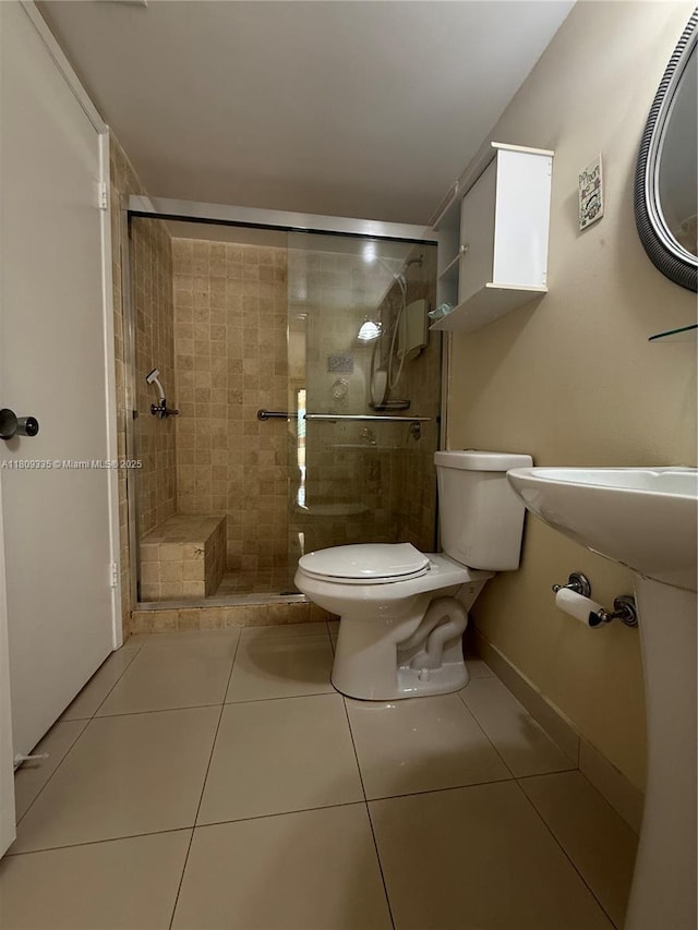 9255 SW 125th Ave Unit 304R, Miami, FL 33186 - full bathroom featuring a shower stall and tile patterned flooring