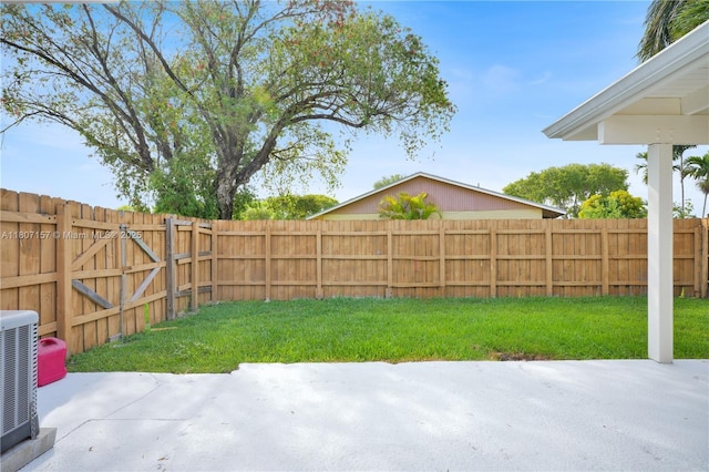 6933 SW 152nd Ct, Miami, FL 33193 - view of yard with a patio and cooling unit