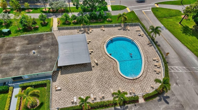 481 Durham Q Unit 481, Deerfield Beach, FL 33442 - aerial view of a pool area