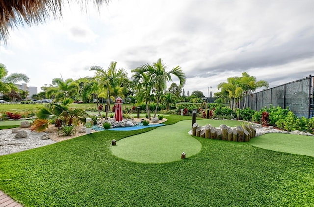 481 Durham Q Unit 481, Deerfield Beach, FL 33442 - view of property's community with a putting area