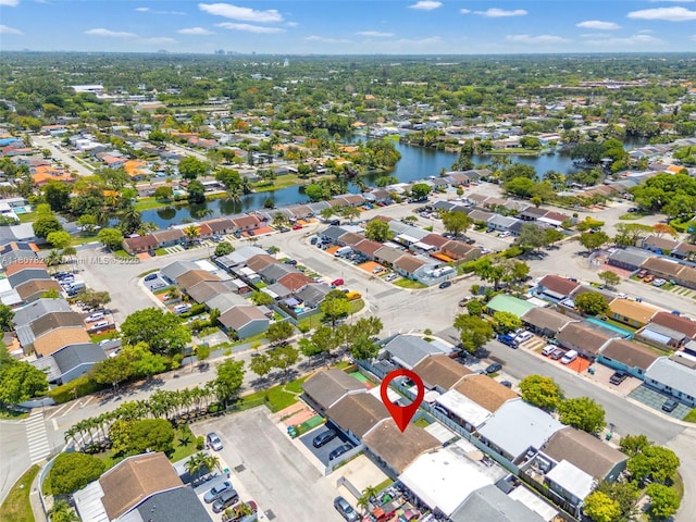 12946 SW 47th Ter, Miami, FL 33175 - aerial perspective of suburban area with a nearby body of water