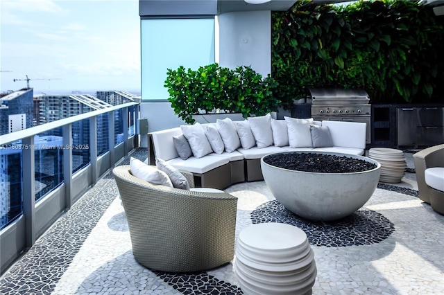 200 Biscayne Boulevard Way Unit 5404, Miami, FL 33131 - view of patio / terrace featuring a balcony