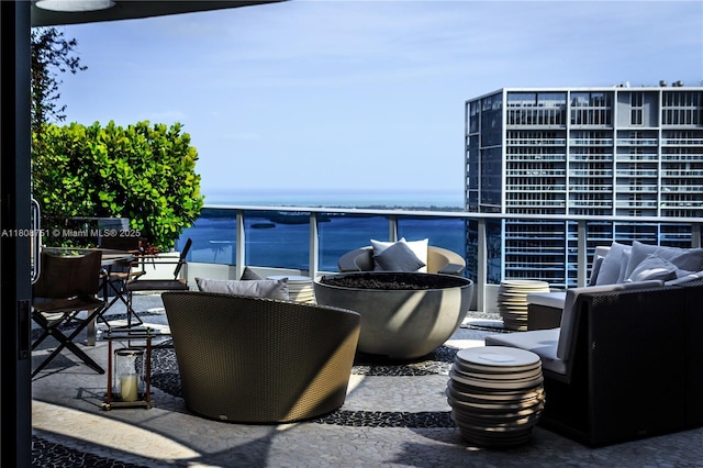 200 Biscayne Boulevard Way Unit 5404, Miami, FL 33131 - balcony with a water view