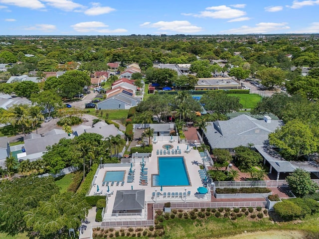 14474 SW 144th Ter, Miami, FL 33186 - aerial view of residential area with a pool