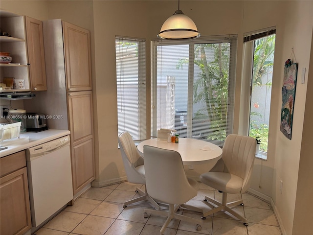 1270 Weeping Willow Way, Hollywood, FL 33019 - dining room featuring light tile patterned floors and baseboards