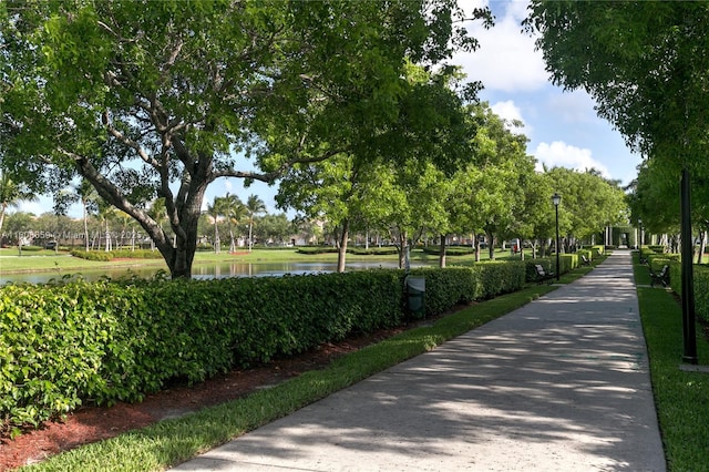 1270 Weeping Willow Way, Hollywood, FL 33019 - view of property's community featuring a water view