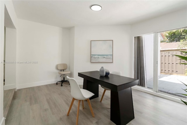 11250 SW 157th Ct, Miami, FL 33196 - office featuring light wood-type flooring and baseboards
