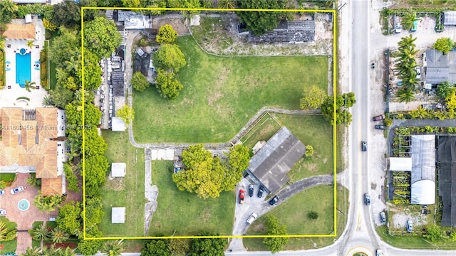 12201 SW 47th St, Miami, FL 33175 - view of property location featuring property boundaries highlighted and a pool area
