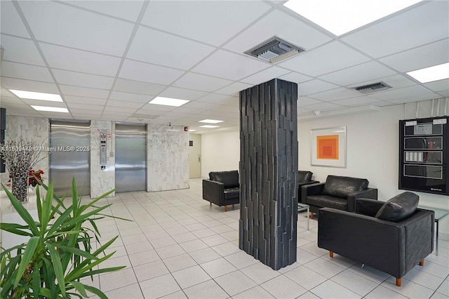 245 18th St Unit 305, Miami Beach, FL 33139 - community lobby with a paneled ceiling