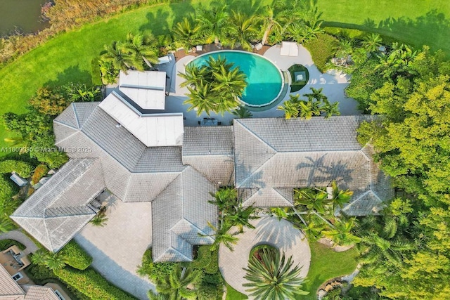 8580 Egret Lakes Ln, West Palm Beach, FL 33412 - aerial view of a pool