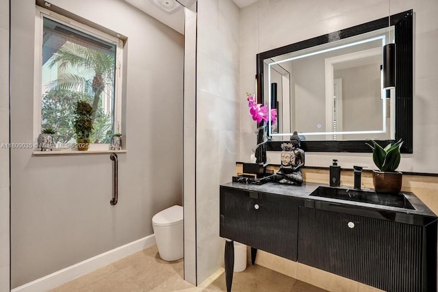 8580 Egret Lakes Ln, West Palm Beach, FL 33412 - bathroom featuring vanity and tile patterned floors