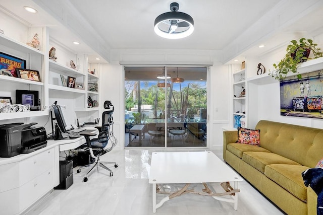 8580 Egret Lakes Ln, West Palm Beach, FL 33412 - office space with built in features and ornamental molding