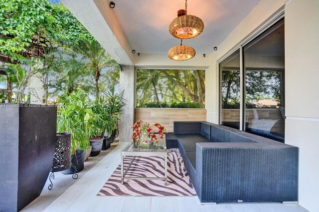 8580 Egret Lakes Ln, West Palm Beach, FL 33412 - view of patio / terrace featuring outdoor lounge area
