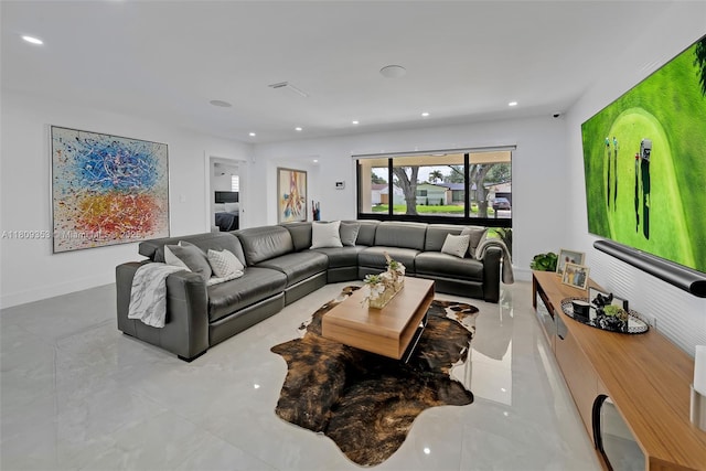 9241 SW 55th St, Cooper City, FL 33328 - living room featuring recessed lighting