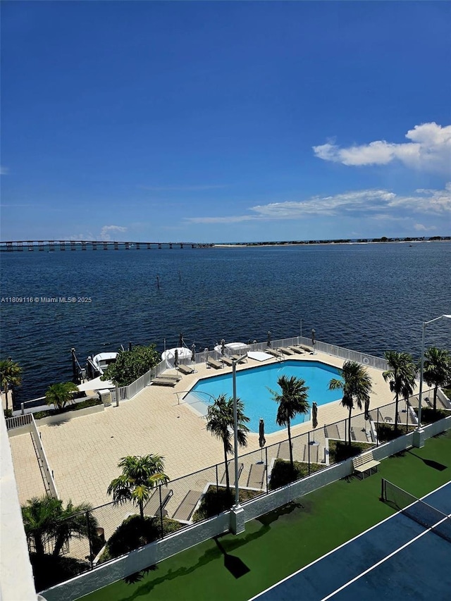 200 SE 15th Rd Unit 6B, Miami, FL 33129 - community pool with a water view