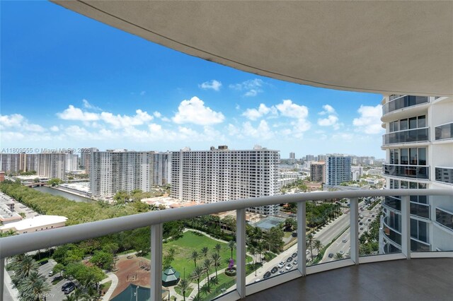 17201 Collins Ave Unit 2006, Sunny Isles Beach, FL 33160 - balcony featuring a city view