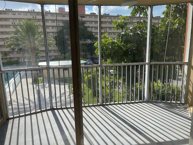 1770 NE 191st St Unit 316-1, Miami, FL 33179 - view of unfurnished sunroom