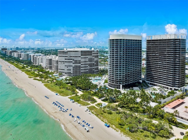 9703 Collins Ave Unit 1700, Bal Harbour, FL 33154 - view of urban area with waterfront with a beach
