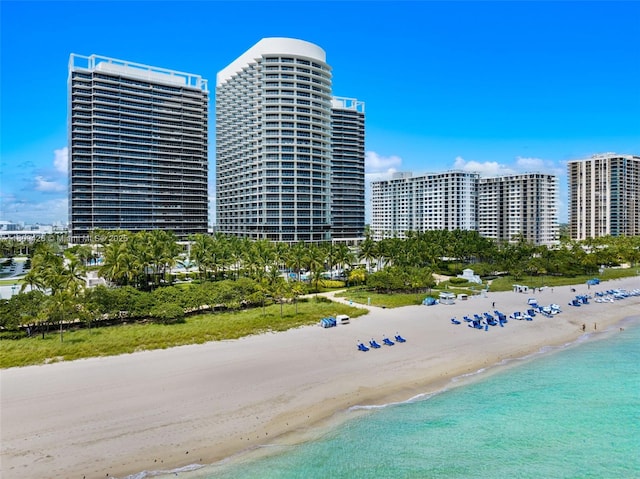 9703 Collins Ave Unit 1700, Bal Harbour, FL 33154 - view of building exterior featuring view of water and beach