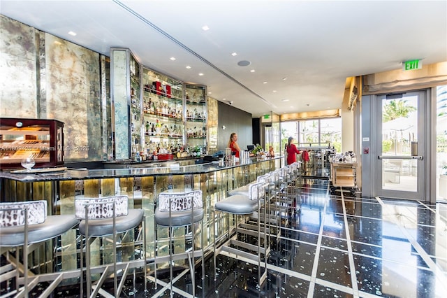 9703 Collins Ave Unit 1700, Bal Harbour, FL 33154 - indoor dry bar featuring recessed lighting