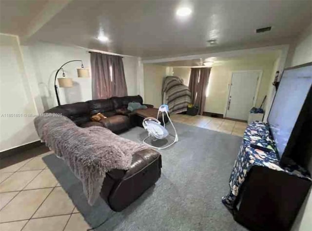 2279 NW 48th St, Miami, FL 33142 - tiled living area with baseboards