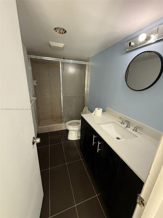 4168 Inverrary Dr Unit 111, Lauderhill, FL 33319 - full bathroom with vanity, tile patterned flooring, and a stall shower