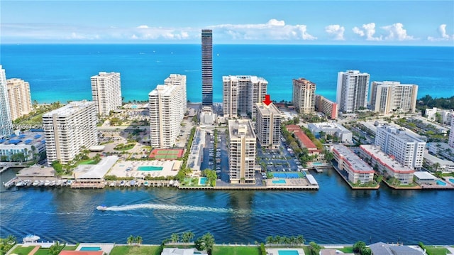 2017 S Ocean Dr Unit 1510, Hallandale Beach, FL 33009 - view of urban area with a nearby body of water