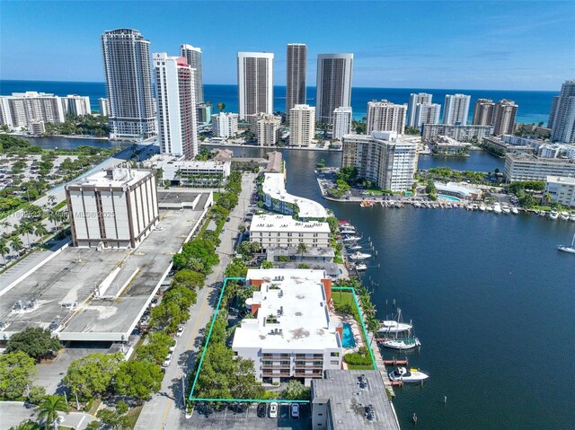 2300 Diana Dr Unit 302, Hallandale Beach, FL 33009 - view of urban area with a large body of water