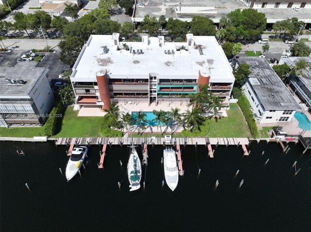 2300 Diana Dr Unit 302, Hallandale Beach, FL 33009 - drone / aerial view of a large body of water