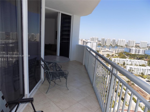 17375 Collins Ave Unit 2606, Sunny Isles Beach, FL 33160 - balcony featuring a water view and a city view